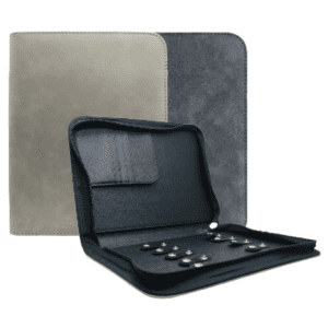 Zippered 10 Key Leather Organizer with Cards Holder